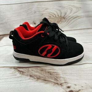 Heelys Voyager Black & Red Sneakers Size Youth 3